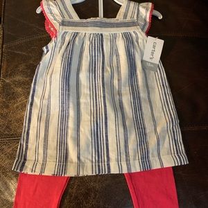 Carter’s blouse and pant set 18 months